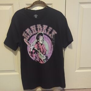 Hendrix Black and Pink Graphic Tee